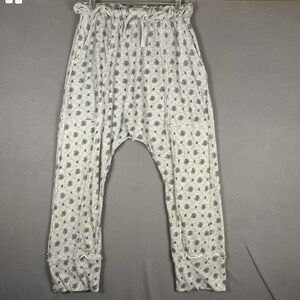 Intimately Free People Sweat Pants Womens XS Blue Flower Drop Crotch Lounge